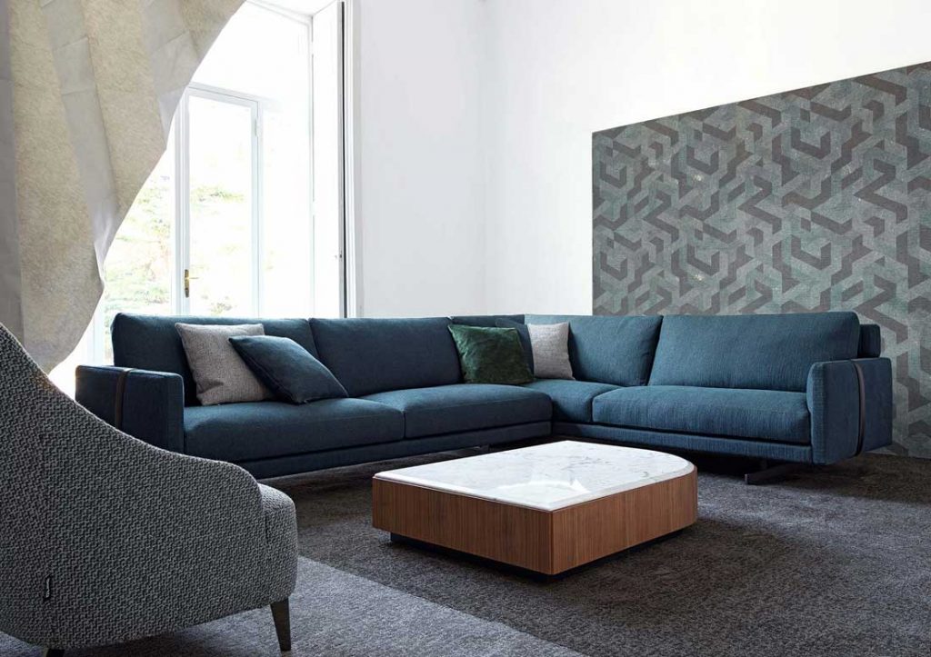 угловой синий диван Dee Dee берто дизайна мечты сделано в меде