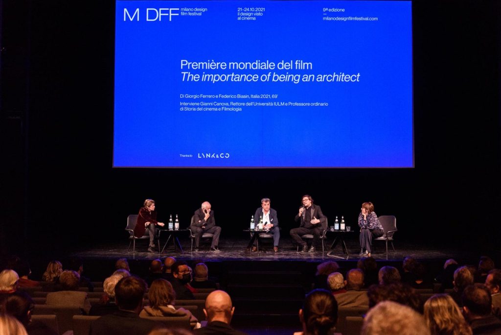  Разговор "мировая премьера фильма the Importance of being an architect" - Milano Design Film Festival 2021